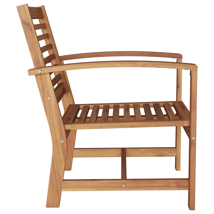 Scaun 2 pcs Maro 65 x 60 x 76,5 cm Lemn solid de tec - WALTI WALTI