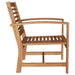 Scaun 2 pcs Maro 65 x 60 x 76,5 cm Lemn solid de tec - WALTI WALTI