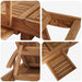 Șezlong cu pernă Maro 195 x 59 x 78,5 cm Lemn solid de tec - WALTI WALTI