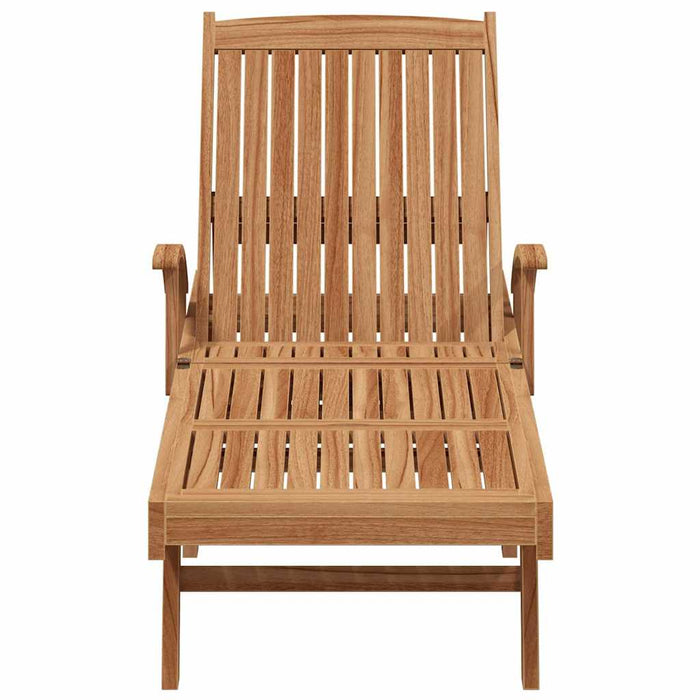 Șezlong cu pernă Maro 195 x 59 x 78,5 cm Lemn solid de tec - WALTI WALTI