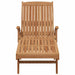 Șezlong cu pernă Maro 195 x 59 x 78,5 cm Lemn solid de tec - WALTI WALTI