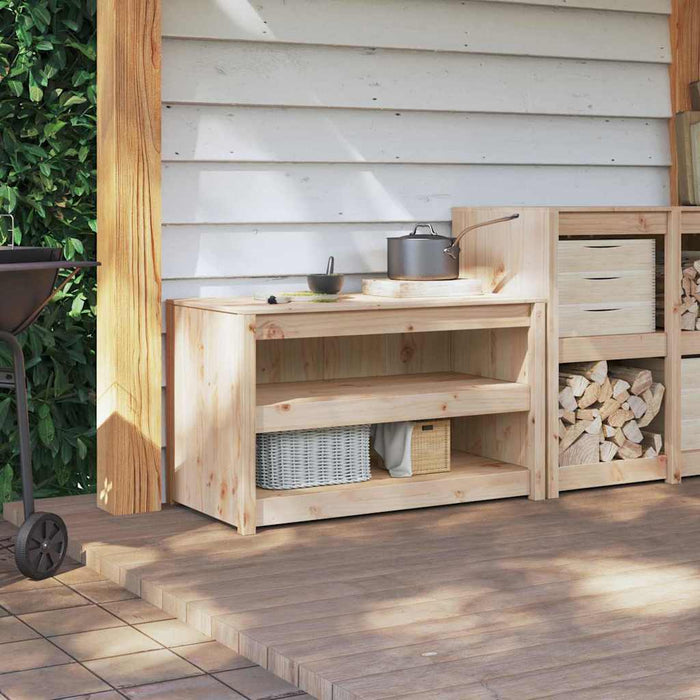 Dulap de bucătărie Maro 106 x 55 x 64 cm Lemn masiv de pin - WALTI WALTI