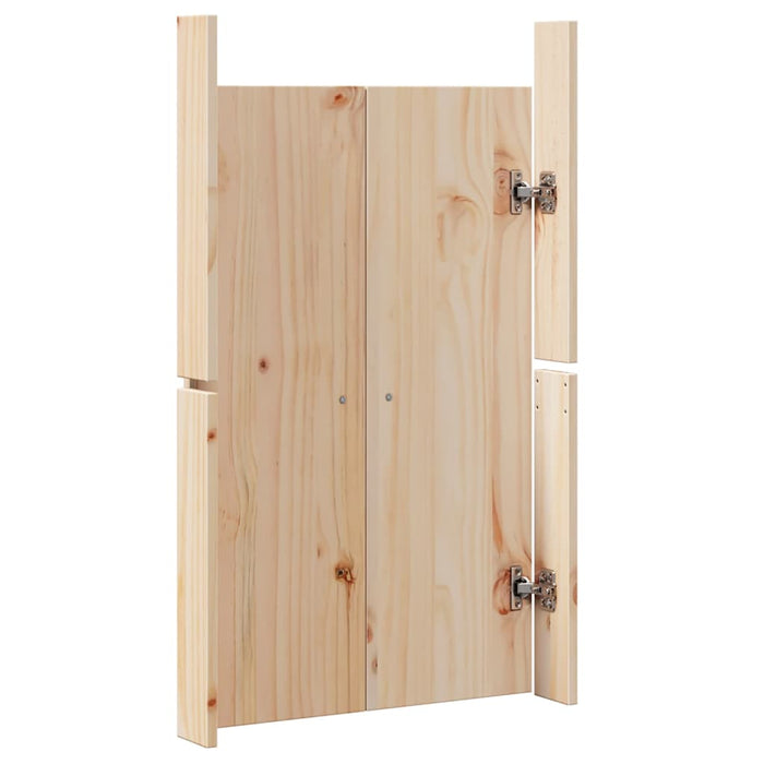 Ușă de bucătărie 2 pcs Crem 50 x 9 x 82 cm Lemn masiv de pin - WALTI WALTI