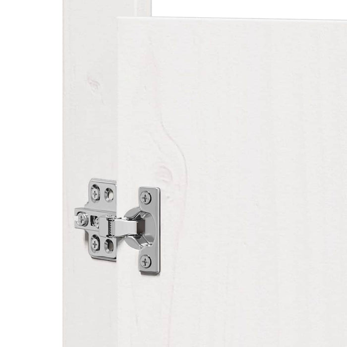 Ușă de bucătărie cu ușă Alb 50 x 9 x 82 cm Lemn masiv de pin - WALTI WALTI