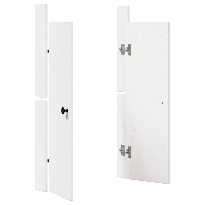 Ușă de bucătărie cu ușă Alb 50 x 9 x 82 cm Lemn masiv de pin - WALTI WALTI