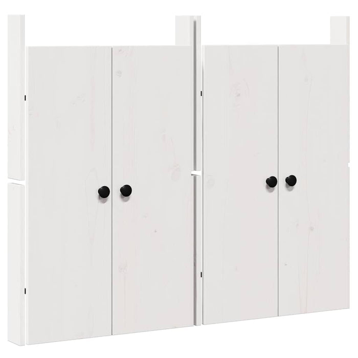 Ușă de bucătărie 2 pcs Alb 50 x 9 x 82 cm Lemn masiv de pin - WALTI WALTI