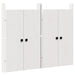 Ușă de bucătărie 2 pcs Alb 50 x 9 x 82 cm Lemn masiv de pin - WALTI WALTI