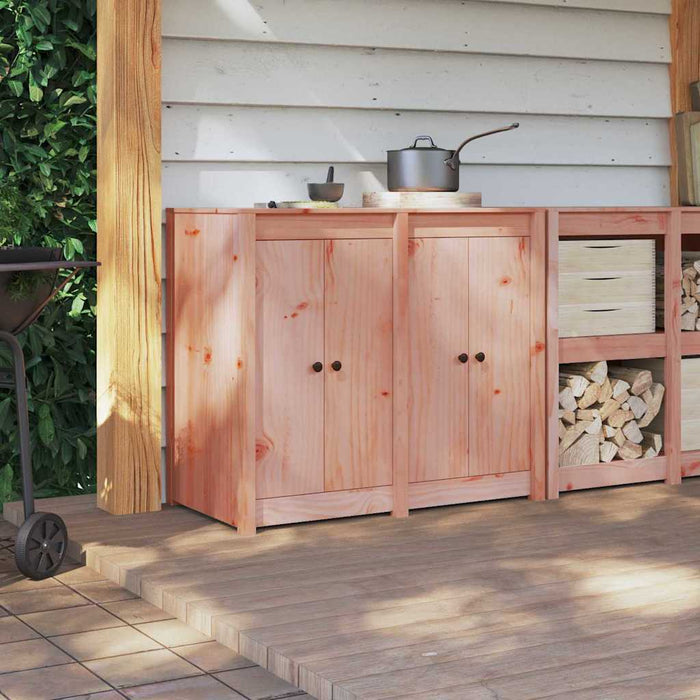 Ușă de bucătărie 2 pcs Maro 50 x 9 x 82 cm lemn masiv de duglas - WALTI WALTI