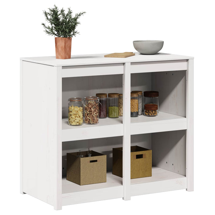 Dulap de bucătărie cu raft MEPPEL Alb cald 106 x 55 x 92 cm WALTI