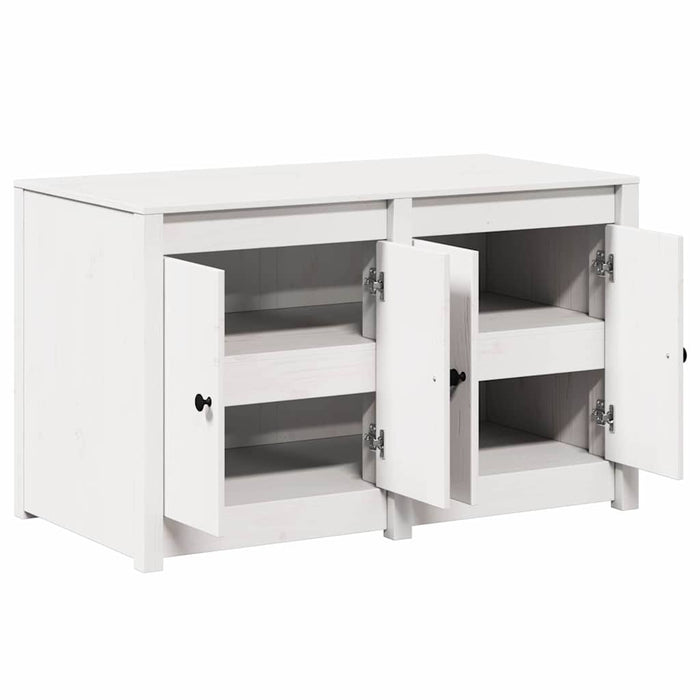 Dulap de bucătărie Alb 106 x 55 x 64 cm Lemn masiv de pin - WALTI WALTI