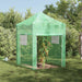 Seră cu cadru pop-up cu acoperiș Verde 200 x 200 x 300 cm Fier - WALTI WALTI