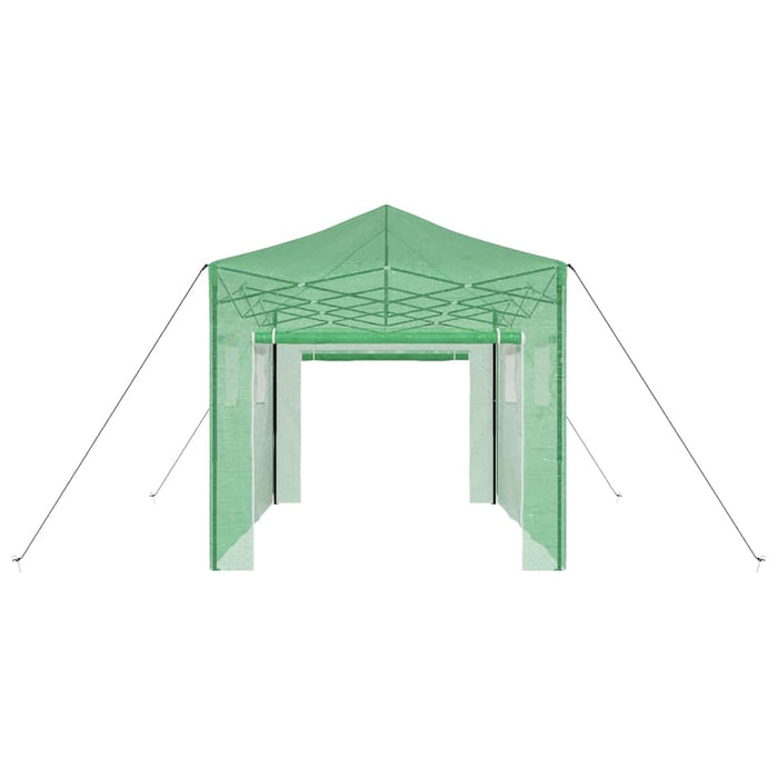 Seră cu acoperiș Verde 280 x 410 x 315 cm Oțel - WALTI WALTI