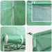 Seră cu cadru pop-up cu acoperiș Verde 290 x 580 x 315 cm Fier - WALTI WALTI