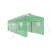 Seră cu cadru pop-up cu acoperiș Verde 290 x 870 x 315 cm Fier - WALTI WALTI