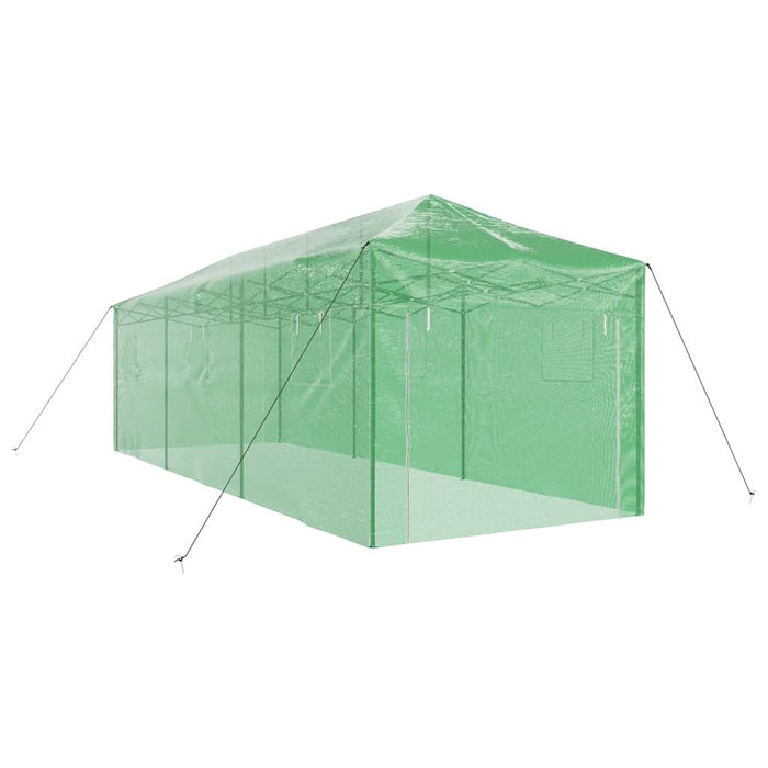 Seră cu cadru pop-up cu acoperiș Verde 290 x 870 x 315 cm Fier - WALTI WALTI