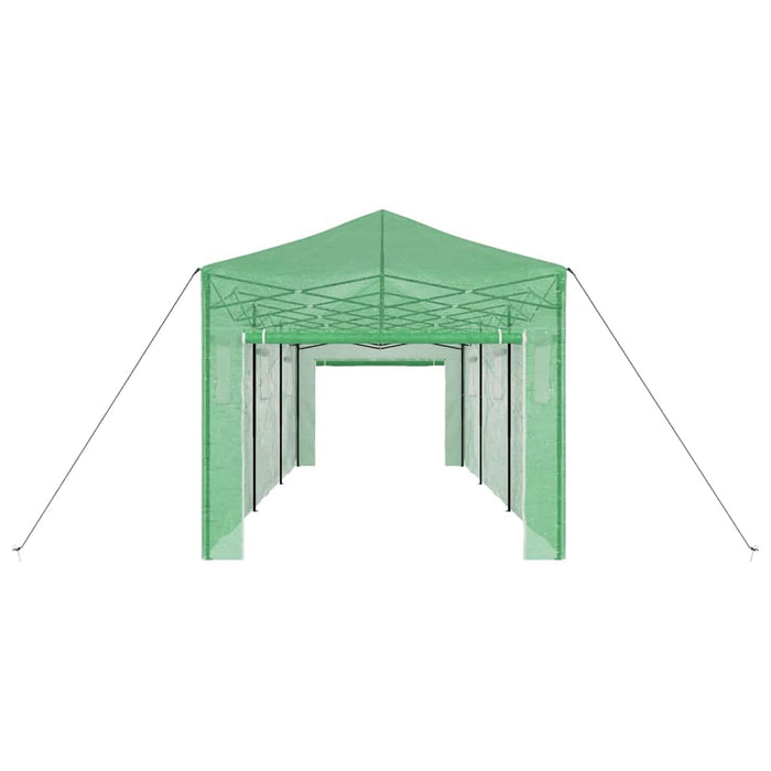 Seră cu cadru pop-up cu acoperiș Verde 290 x 870 x 315 cm Fier - WALTI WALTI