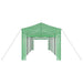 Seră cu cadru pop-up cu acoperiș Verde 290 x 870 x 315 cm Fier - WALTI WALTI