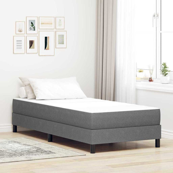 Saltea de pat cu saltea Gri deschis 90 x 200 cm țesătură - WALTI WALTI