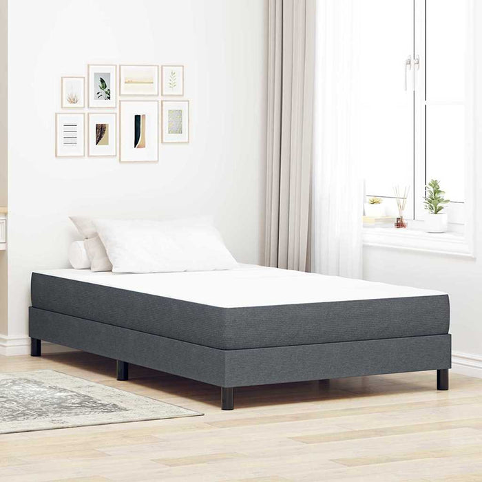 Saltea de pat cu saltea Gri 120 x 190 cm țesătură - WALTI WALTI