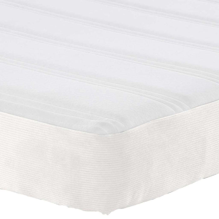 Saltea de pat cu saltea Crem 120 x 190 cm țesătură - WALTI WALTI