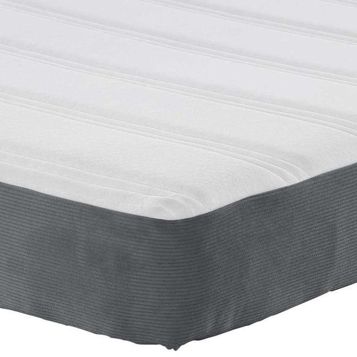 Saltea de pat cu saltea Gri 120 x 200 cm țesătură - WALTI WALTI