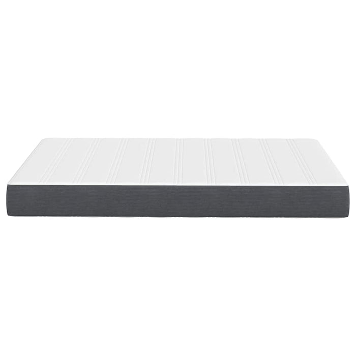 Saltea de pat cu saltea Gri 120 x 200 cm țesătură - WALTI WALTI