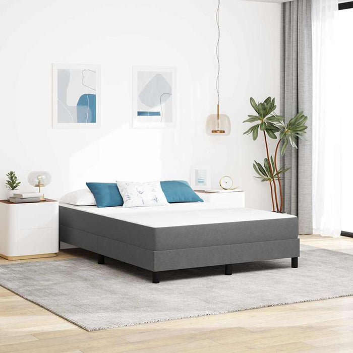 Saltea de pat cu saltea Gri deschis 140 x 190 cm țesătură - WALTI WALTI