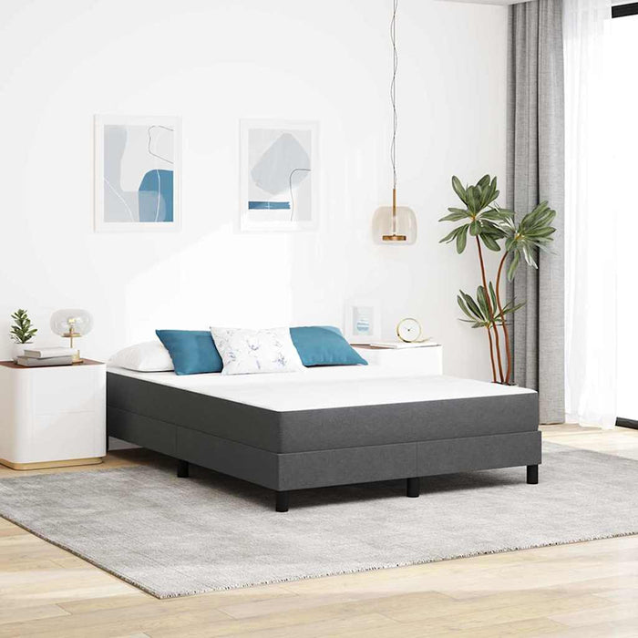 Saltea de pat cu saltea Gri 140 x 190 cm țesătură - WALTI WALTI