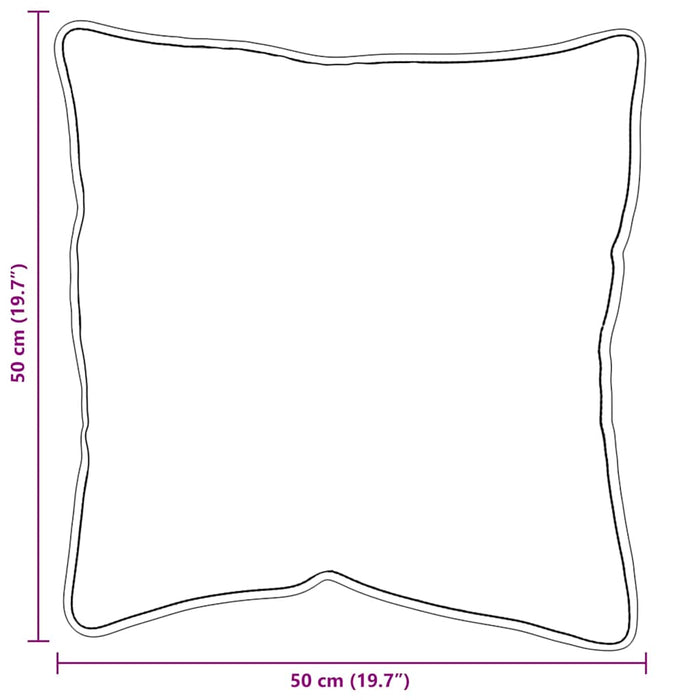 Pernă cu pernă Alb 61 x 41 x 20 cm Poliester - WALTI WALTI