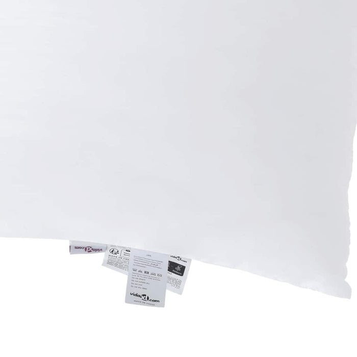 Pernă cu pernă 2 pcs Alb 80 x 80 x 20 cm Poliester - WALTI WALTI