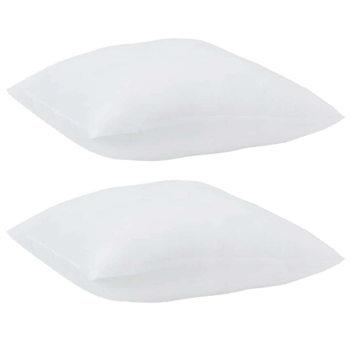 Pernă cu pernă 2 pcs Alb 80 x 80 x 20 cm Poliester - WALTI WALTI