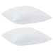 Pernă cu pernă 2 pcs Alb 80 x 80 x 20 cm Poliester - WALTI WALTI