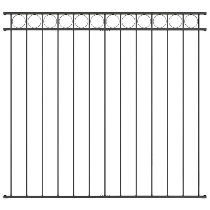 Element de gard ASSEN Gri 170 x 150 cm Oțel - WALTI WALTI