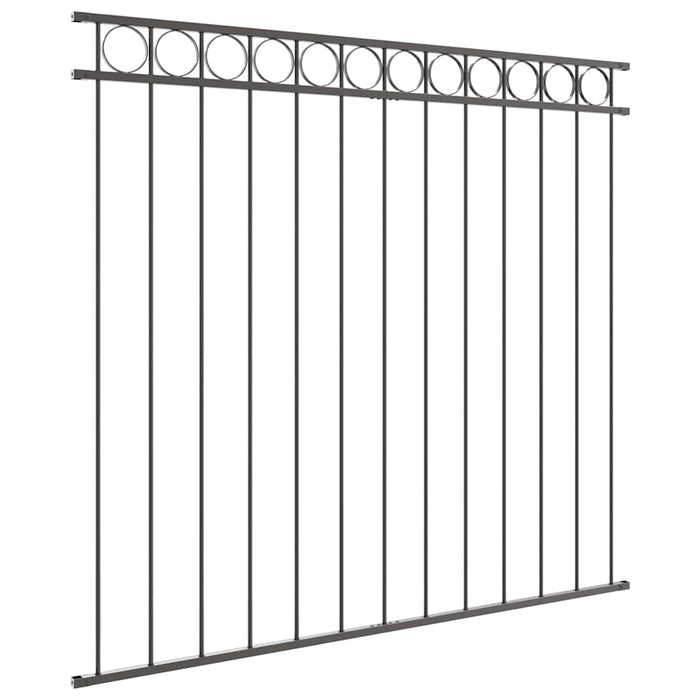 Element de gard ASSEN Gri 170 x 150 cm Oțel - WALTI WALTI
