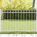 Element de gard ASSEN Alb 170 x 80 cm Oțel - WALTI WALTI