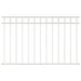 Element de gard ASSEN Alb 170 x 80 cm Oțel - WALTI WALTI