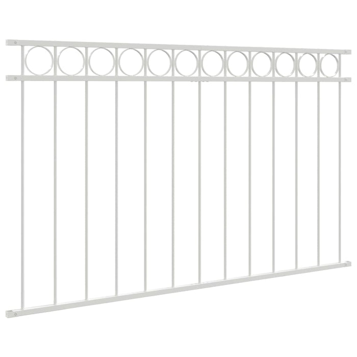 Element de gard ASSEN Alb 170 x 100 cm Oțel - WALTI WALTI