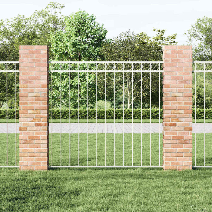 Element de gard ASSEN Alb 170 x 150 cm Oțel - WALTI WALTI