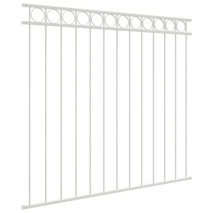 Element de gard ASSEN Alb 170 x 150 cm Oțel - WALTI WALTI