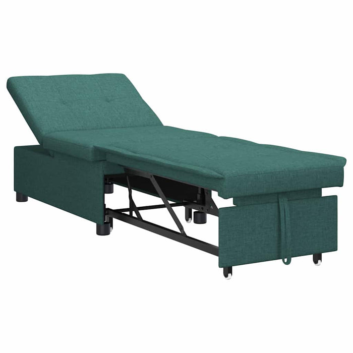 Pat canapea Verde închis 194 x 67 x 37 cm țesătură - WALTI WALTI