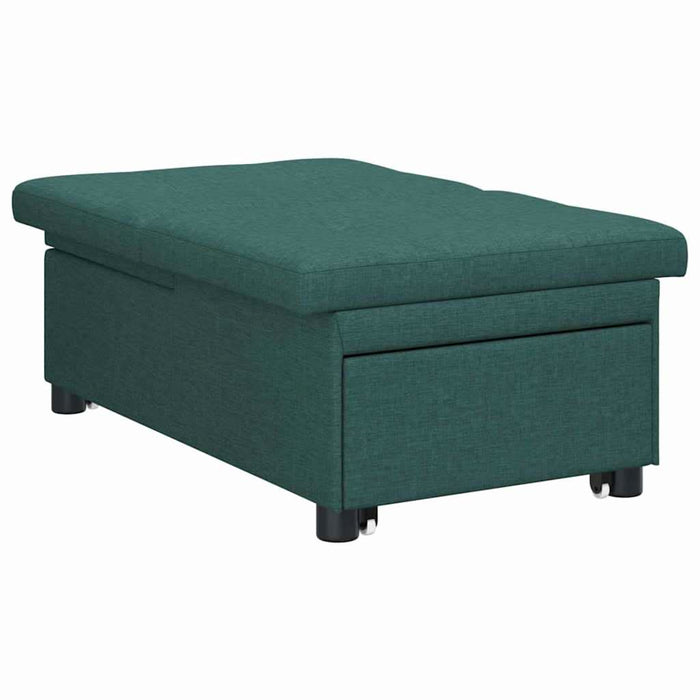 Pat canapea Verde închis 194 x 67 x 37 cm țesătură - WALTI WALTI