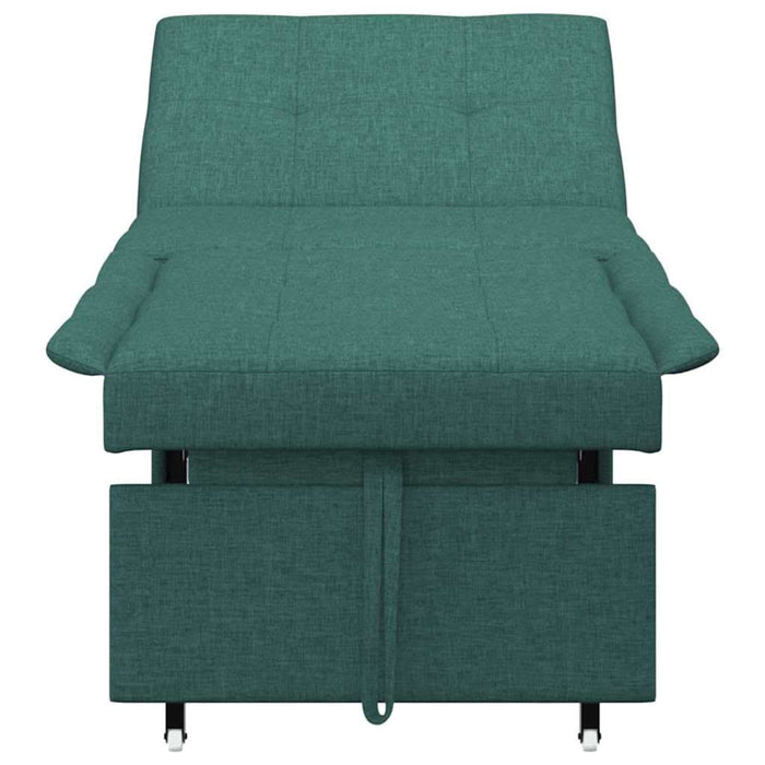Pat canapea Verde închis 194 x 67 x 37 cm țesătură - WALTI WALTI