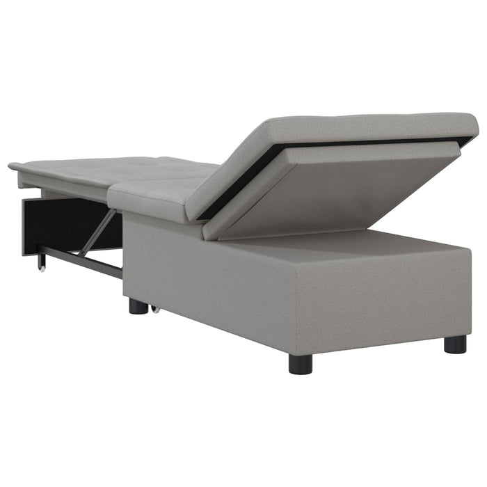 Canapea extensibilă Gri 194 x 50 x 82 cm țesătură WALTI
