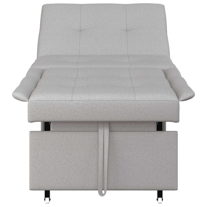 Canapea extensibilă Gri 194 x 50 x 82 cm țesătură WALTI