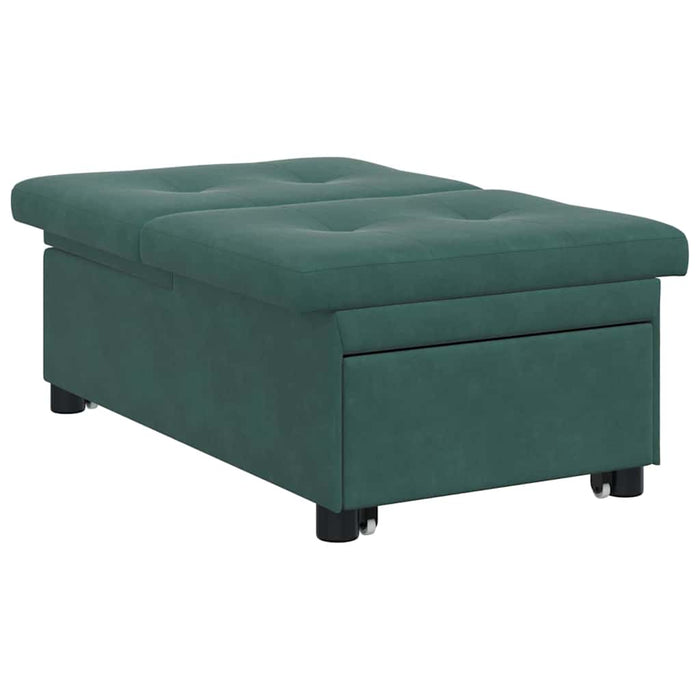 Pat canapea Verde închis 194 x 67 x 82 cm Catifea - WALTI WALTI