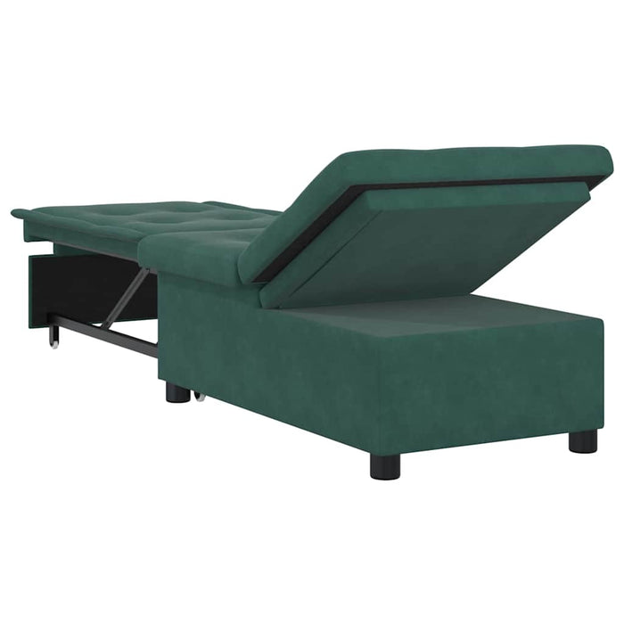 Pat canapea Verde închis 194 x 67 x 82 cm Catifea - WALTI WALTI