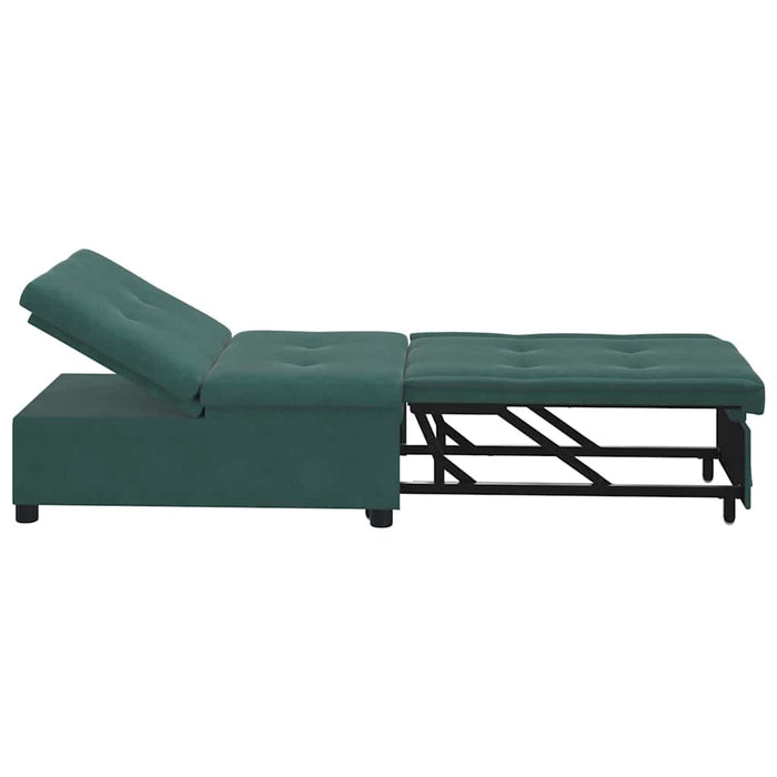 Pat canapea Verde închis 194 x 67 x 82 cm Catifea - WALTI WALTI