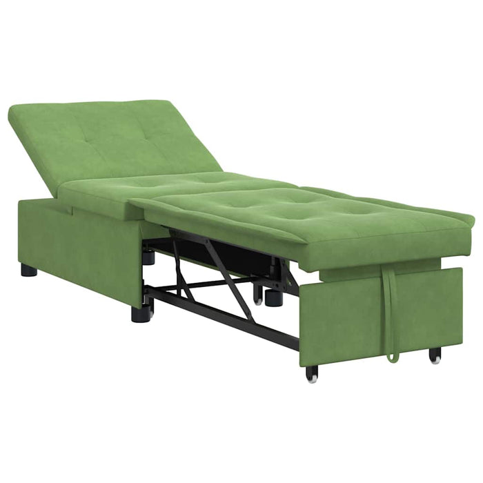 Pat canapea Verde deschis 194 x 67 x 82 cm Catifea - WALTI WALTI