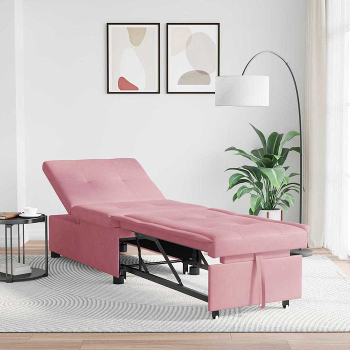 Pat canapea Roz 194 x 67 x 82 cm Catifea - WALTI WALTI