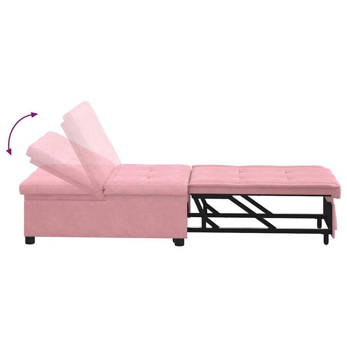 Pat canapea Roz 194 x 67 x 82 cm Catifea - WALTI WALTI